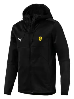 PUMA: Чёрная куртка  Ferrari