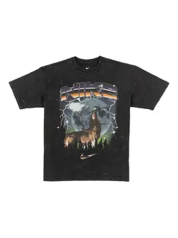 Nike: Чёрная футболка 