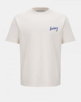 Iceberg: Бежевая футболка 