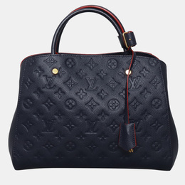 Louis Vuitton: Голубая сумка  Montaigne
