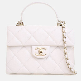 Chanel: Белая сумка на руку 