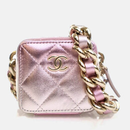 Chanel: Розовый клатч 