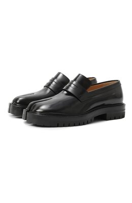 Maison Margiela: Чёрные лоферы  Tabi