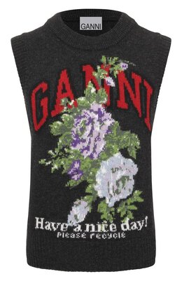 Ganni: Жилет из шерсти 