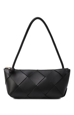 Bottega Veneta: Чёрная сумка  Intrecciato