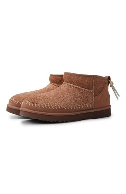 UGG: Коричневые ботинки  Ultra Mini