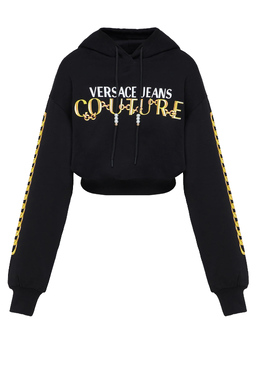 VERSACE JEANS COUTURE: Чёрный свитер 