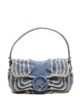 Fendi Pre-Owned: Синяя сумка-шоппер 