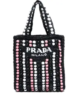 Prada Pre-Owned: Чёрная сумка-шоппер 