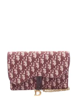 Christian Dior Pre-Owned: Бордовый клатч 