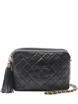 CHANEL Pre-Owned: Чёрная сумка 