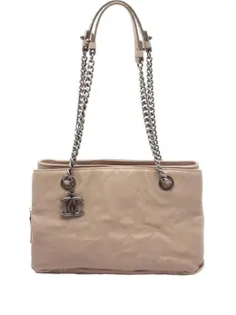 CHANEL Pre-Owned: Бежевая сумка 