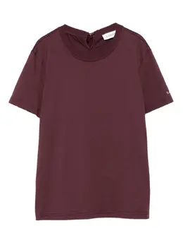 Lanvin: Бордовый топ 