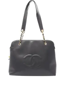 CHANEL Pre-Owned: Чёрная сумка 