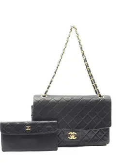CHANEL Pre-Owned: Чёрная сумка 