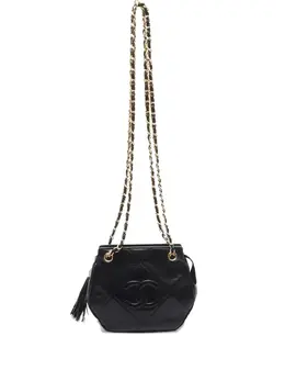 CHANEL Pre-Owned: Чёрная сумка 