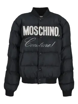 Moschino Pre-Owned: Чёрная куртка 
