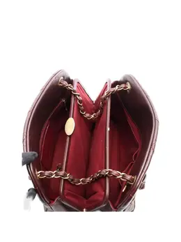 CHANEL Pre-Owned: Бордовая сумка 