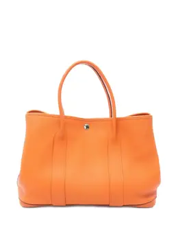Hermès Pre-Owned: Оранжевая сумка-шоппер 