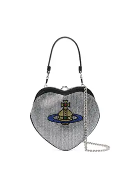 Vivienne Westwood: Серебристый клатч 