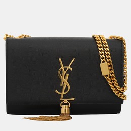 Saint Laurent Paris: Чорні сумки через плече  Monogram Kate