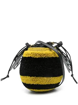LOEWE: Жёлтая сумка  Bucket