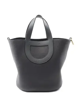 Hermès Pre-Owned: Синяя сумка-шоппер 