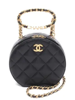 CHANEL Pre-Owned: Чёрная сумка 