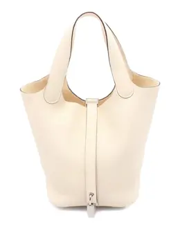 Hermès Pre-Owned: Бежевая сумка-шоппер 