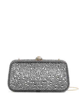 Valentino Garavani: Серебристый клатч 