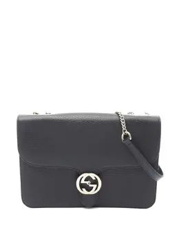 Gucci Pre-Owned: Чёрная сумка 