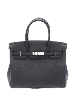 Hermès Pre-Owned: Чёрная сумка-шоппер 