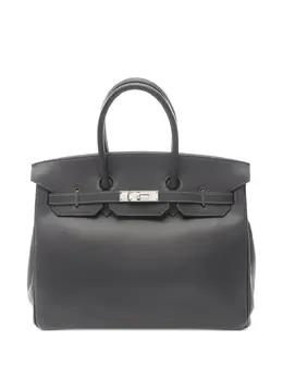 Hermès Pre-Owned: Тёмная сумка-шоппер 