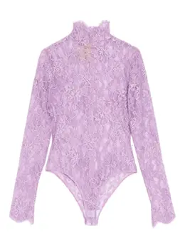 Valentino Garavani: Фиолетовый боди 