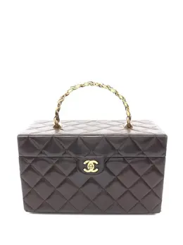 CHANEL Pre-Owned: Тёмная сумка 