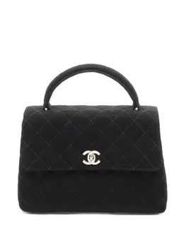 CHANEL Pre-Owned: Чёрная сумка на руку 
