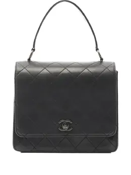CHANEL Pre-Owned: Чёрная сумка 