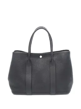 Hermès Pre-Owned: Чёрная сумка-шоппер 