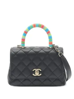 CHANEL Pre-Owned: Чёрная сумка 