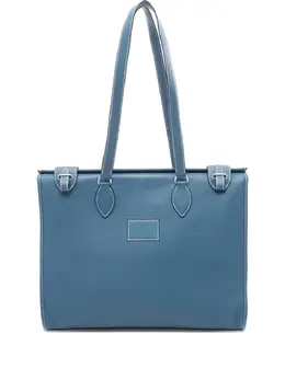 Hermès Pre-Owned: Голубая сумка-шоппер 