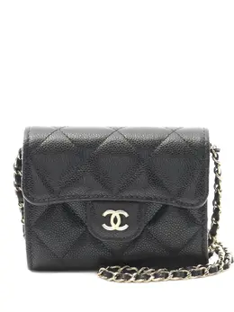 CHANEL Pre-Owned: Чёрная сумка 