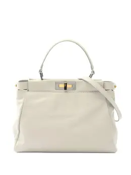 Fendi Pre-Owned: Светлая сумка 