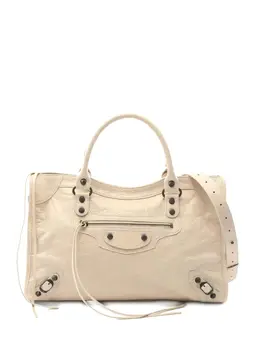 Balenciaga Pre-Owned: Бежевая сумка-шоппер 