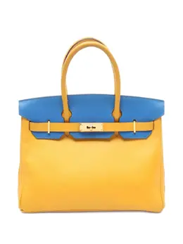 Hermès Pre-Owned: Жёлтая сумка-шоппер 