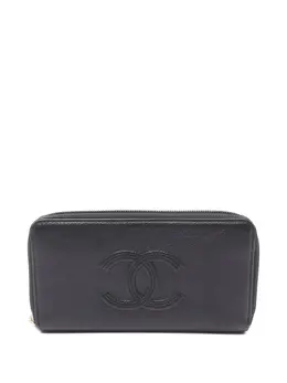 CHANEL Pre-Owned: Чёрный кошелёк 