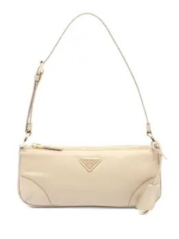 Prada Pre-Owned: Бежевая сумка 