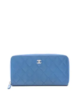 CHANEL Pre-Owned: Голубой кошелёк 