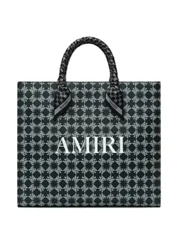 AMIRI: Чёрная сумка-шоппер 