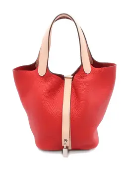 Hermès Pre-Owned: Красная сумка-шоппер 