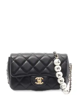 CHANEL Pre-Owned: Чёрная сумка 